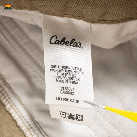 Cabela's Hunting Pants Brown Upland Brush Double Knee Suspender Men's 20/20 - Picture 13 of 14